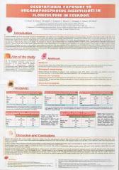 Occupational exposure to organophosphorus insecticides in floriculture in Ecuador